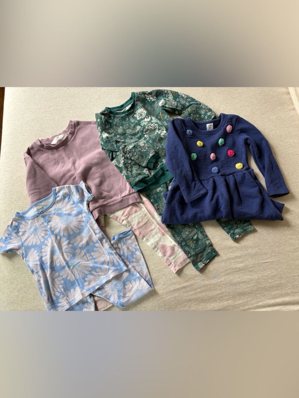3T Girls 7pc Bundle Lightly Worn Sets Dress & PJs